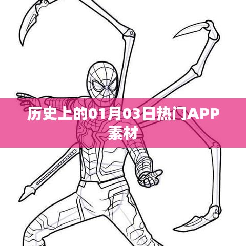 历史上的热门APP素材，一月三日回顾