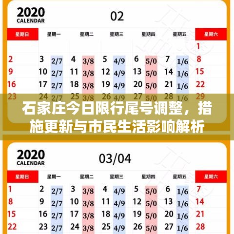 石家庄今日限行尾号调整，措施更新与市民生活影响解析