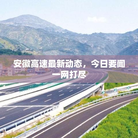 安徽高速最新动态，今日要闻一网打尽